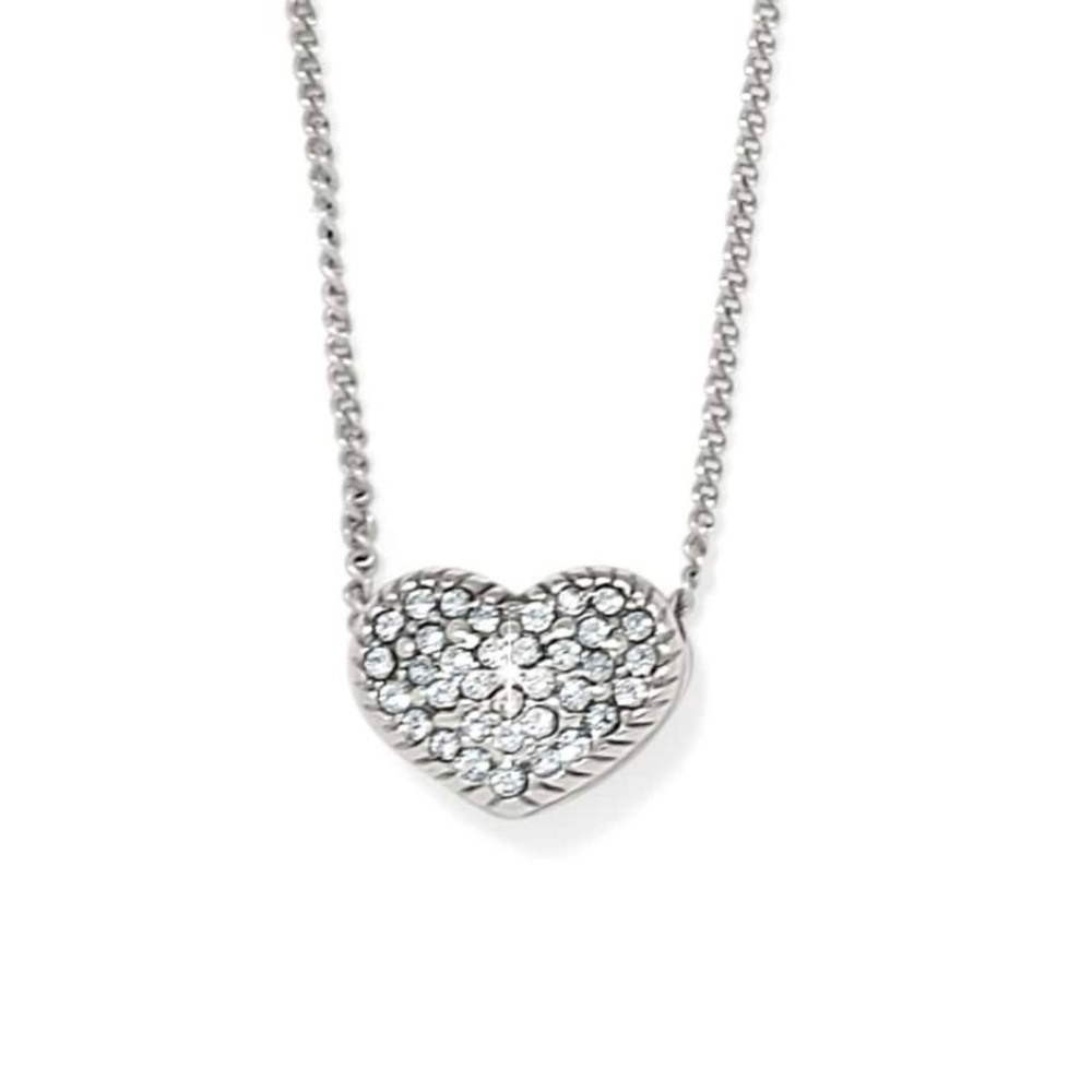 NWOT Brighton Illumina Celeste Heart Petite
Necklace Reversible